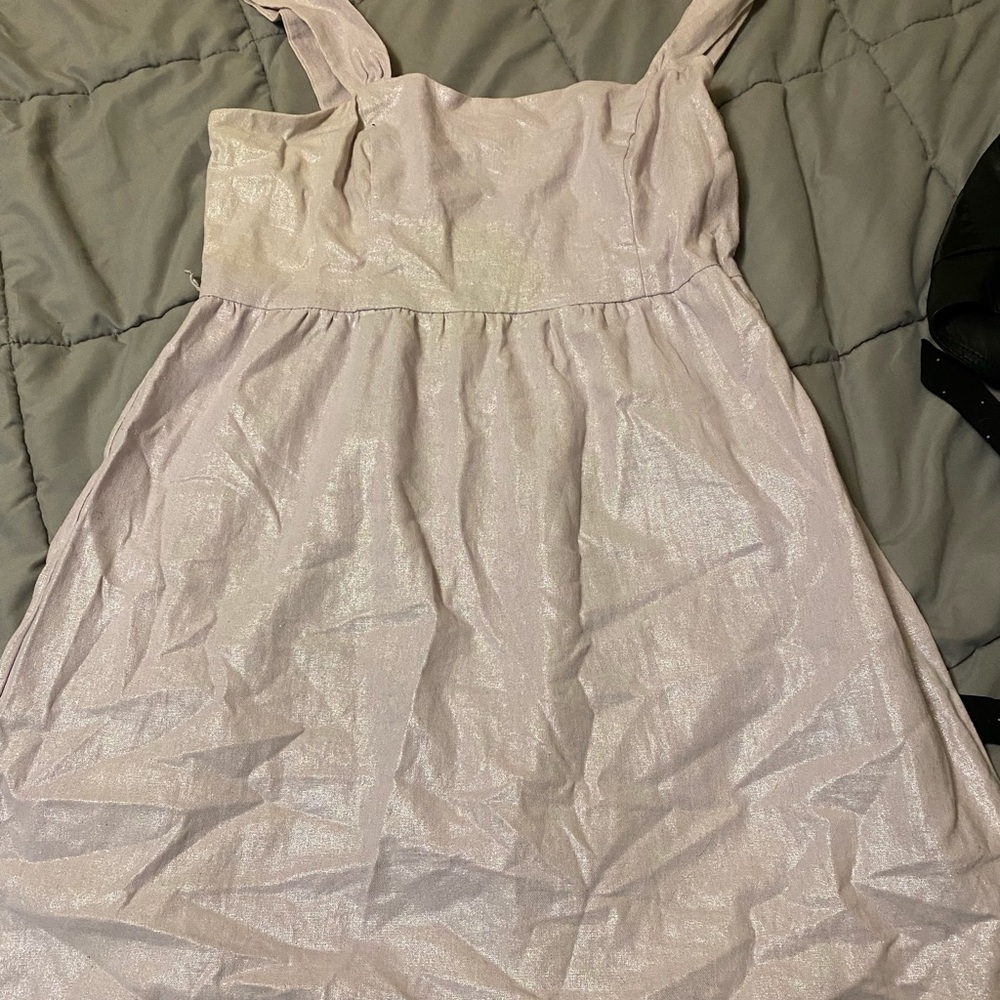 Metallic Charlotte Russe dress